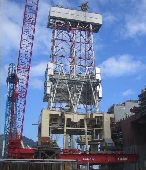 OFFSHORE STRUCTURES FOR THE SCARABEO 8 DRILLING PLATFORM – INTERMARE SARDA