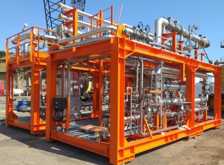 SKID FOR OIL TREATMENT SYSTEM – SABRATHA PLATFORM